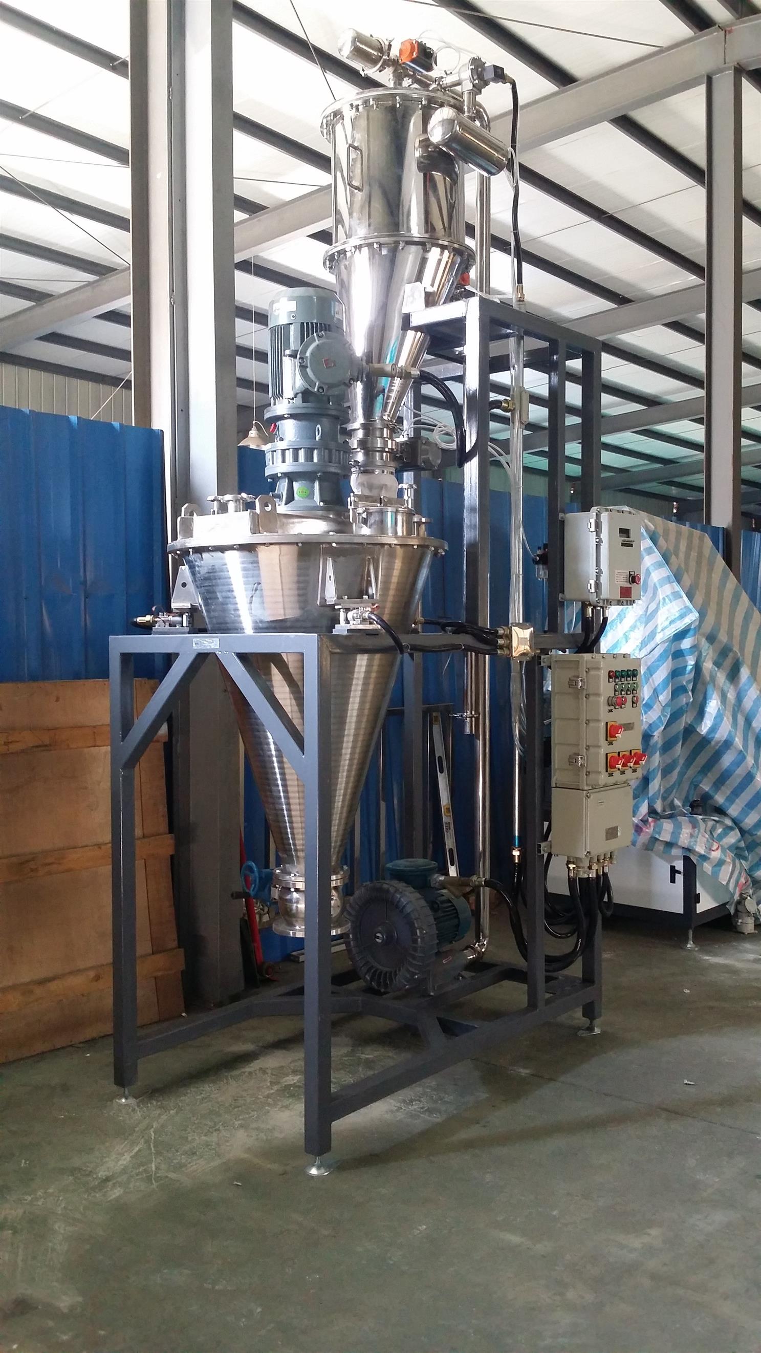 真空粉末自動(dòng)上料機(jī)粉體氣力輸送系統(tǒng)全程無塵